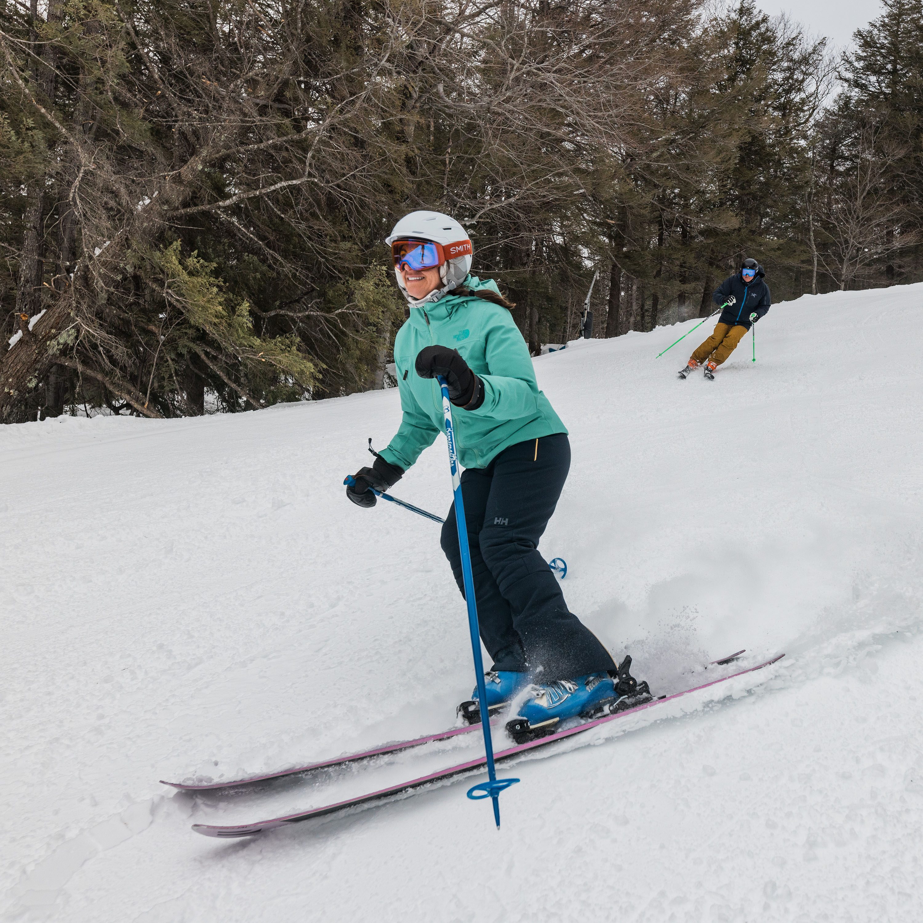 Skiers Woman Front